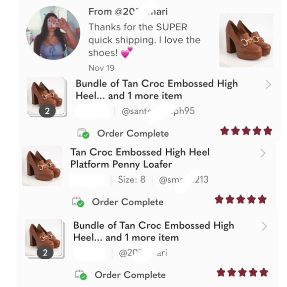 Ivory High Heel Platform Penny Loafer - Picture 6 of 8